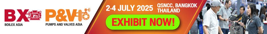 Boilex Asia and Pumps & Valves Asia 2025 Booking Banner