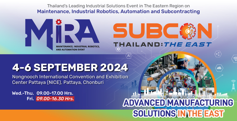 MiRA and Subcon Thailand: THE EAST 2024 E-Newsletter Header