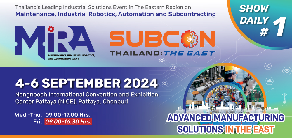 MiRA and Subcon Thailand: THE EAST 2024 E-Newsletter Header