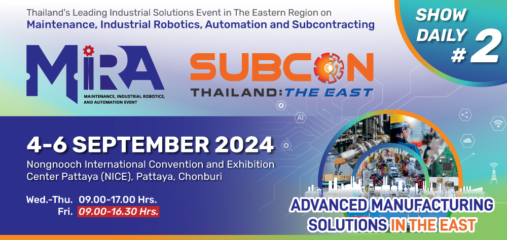 MiRA and Subcon Thailand: THE EAST 2024 E-Newsletter Header