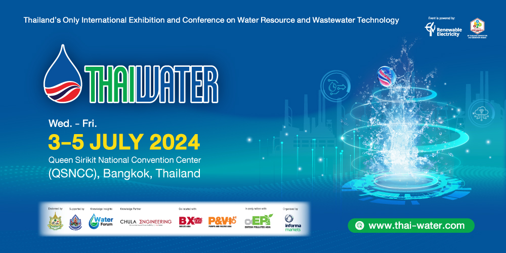 Thai Water Expo 2024 E-Newsletter Header